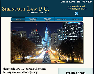 Website Design Sheintoch-Law PC